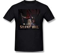 Silent Hill Men's T-Shirt Unisex Tee Casual Graphic Tops Black XL