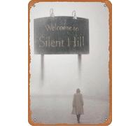 Silent Hill Movie Poster Retro Metal Tin Sign Wall Home Wall Art Metal Tin Sign,cave,bar,Club, Metal Tin Sign 8x12 Inches