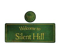 Silent Hill XL Desk Pad and Coaster Set - Large Non-Slip Gaming Pad & Drink Coaster for Horror Video Game Fans