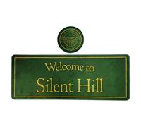 Silent Hill XL Desk Pad and Coaster Set - Large Non-Slip Gaming Pad & Drink Coaster for Horror Video Game Fans