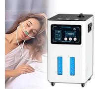 Silent Hydrogen Inhalation Device, Hydrogen Breathing Machine, 99.99% Pure H2, 900-4200 Ml/Min, 7-Stage Water Separation, Touchscreen, Dual-User Design, 0.5-6h Timer(White,3000ml/min)