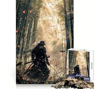 Silent Japanese Samurai Jigsaw Puzzle for Teenagers 1000 Pieces Brain Skill Home Activity Exact Edge Festive Gift 50x75cm
