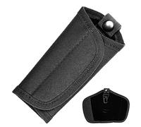 Silent Key Holder for Duty Belt, Police Silent Key Pouch Durable Law Enforcement Police Tactical Silent Key Keeper Pouch (Black)