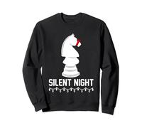 Silent Knight Chess Pun Xmas Knight Figure Christmas Chess Sweatshirt