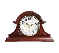Silent Mantel Clock - Quartz Movement, Non-Ticking, Ideal for Bedroom and Living Room Decor, Perfect for Mantels