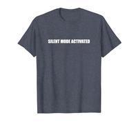 Silent Mode Activated T-Shirt, Men, Heather Blue, 6XL
