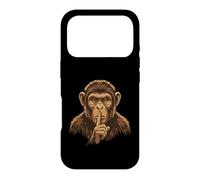 Silent Monkey Don't talk Be quiet Funny monkey Case for iPhone 17 Pro