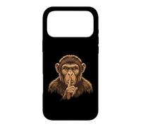 Silent Monkey Don't talk Be quiet Funny monkey Case for iPhone 17 Pro Max