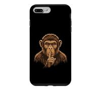 Silent Monkey Don't talk Be quiet Funny monkey Case for iPhone 7 Plus/8 Plus