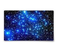 Silent Monsters Mouse Mat Size M 14 x 10 inches / 36 x 25 cm, Space, Stitched Edges, washable & rollable Mouse Pad, Gaming Home Office Mousemat, Mousepad non-slip & quiet, Desk Mat