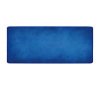 Silent Monsters Mouse Mat Size XX Large 35 x 16 inches / 90 x 40 cm, Blue, Stitched Edges, washable & rollable Mouse Pad, Gaming Home Office Mousemat, Mousepad non-slip & quiet, Desk Mat XXL