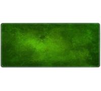 Silent Monsters Mouse Mat Size XX Large 35 x 16 inches / 90 x 40 cm, green, Stitched Edges, washable & rollable Mouse Pad, Gaming Home Office Mousemat, Mousepad non-slip & quiet, Desk Mat XXL