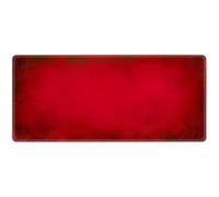 Silent Monsters Mouse Mat Size XX Large 35 x 16 inches / 90 x 40 cm, red, Stitched Edges, washable & rollable Mouse Pad, Gaming Home Office Mousemat, Mousepad non-slip & quiet, Desk Mat XXL