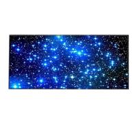 Silent Monsters Mouse Mat Size XX Large 35 x 16 inches / 90 x 40 cm, Space, Stitched Edges, washable & rollable Mouse Pad, Gaming Home Office Mousemat, Mousepad non-slip & quiet, Desk Mat XXL