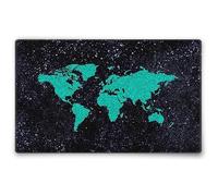 Silent Monsters Mouse Mat Small 10 x 8 inches / 24 x 20 cm, Green World, Stitched Edges, washable & rollable Mouse Pad, Gaming Home Office Mousemat, Mousepad non-slip & quiet, Desk Mat