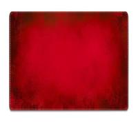 Silent Monsters Mouse Mat Small 10 x 8 inches / 24 x 20 cm, red, Stitched Edges, washable & rollable Mouse Pad, Gaming Home Office Mousemat, Mousepad non-slip & quiet, Desk Mat