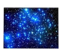 Silent Monsters Mouse Mat Small 10 x 8 inches / 24 x 20 cm, Space, Stitched Edges, washable & rollable Mouse Pad, Gaming Home Office Mousemat, Mousepad non-slip & quiet, Desk Mat