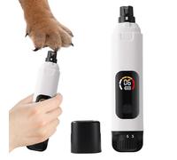 Silent Nail Dor for Dogs | USB Rechargeable with LED Light and 6 Speeds | for Pet Nails | for Cat Kitten Puppy Small Medium Large Pets Home Salon