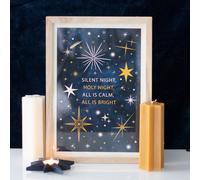 Silent Night Framed Wall Art Print