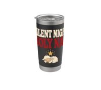 Silent Night Holy Nap Christian Christmas Lamb Stainless Steel Insulated Tumbler