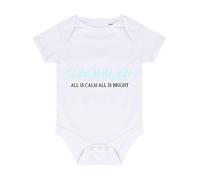 Silent Night holy Night Elegant Baby Grow Vest, 6-12 Months, White