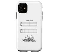 Silent Night Music Sheet without Notes The Sound of Silence Case for iPhone 11