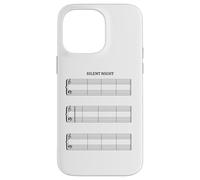 Silent Night Music Sheet without Notes The Sound of Silence Case for iPhone 14 Pro Max