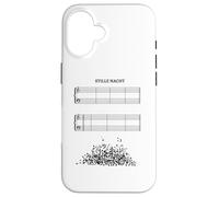 Silent Night Music Sheet without Notes The Sound of Silence Case for iPhone 16
