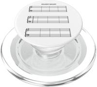 Silent Night Music Sheet without Notes The Sound of Silence PopSockets PopGrip for MagSafe
