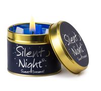Lily Flame Silent Night Tin, Blue, l x 7.7cm w x 6.6cm h
