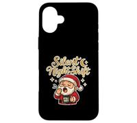 Silent Night Shift Sleepy Santa Case for iPhone 16 Plus