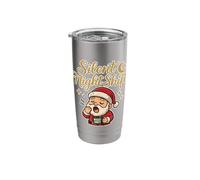 Silent Night Shift Sleepy Santa Stainless Steel Insulated Tumbler