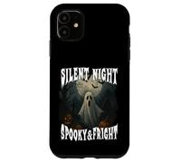 SILENT NIGHT SPOOKY AND FRIGHT Happy Halloween ghost moon Case for iPhone 11
