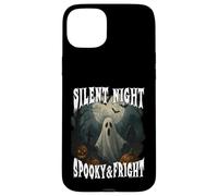 SILENT NIGHT SPOOKY AND FRIGHT Happy Halloween ghost moon Case for iPhone 15 Plus