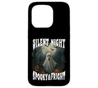 SILENT NIGHT SPOOKY AND FRIGHT Happy Halloween ghost moon Case for iPhone 15 Pro