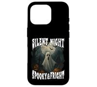 SILENT NIGHT SPOOKY AND FRIGHT Happy Halloween ghost moon Case for iPhone 16 Pro