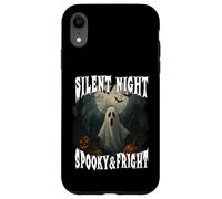 SILENT NIGHT SPOOKY AND FRIGHT Happy Halloween ghost moon Case for iPhone XR