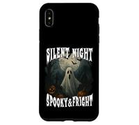 SILENT NIGHT SPOOKY AND FRIGHT Happy Halloween ghost moon Case for iPhone XS Max