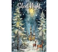 Silent Night Vintage Christmas Notebook: Christmas Composition Notebook - Great for Taking Notes, Journaling, To-Do Lists, Party Planning, and Doodling. Makes a Great Stocking Stuffer