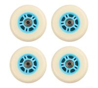 Silent Non-Slip Inline Skate Wheels 100mm Blue Red White(blue)
