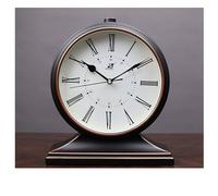 Silent Non-Ticking Mantel Clock - Battery Operated Desk Clock for Living Room, Bedroom & Office Decor - Elegant Table Clock for Home & Office