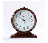 Silent Non-Ticking Mantel Clock - Battery Operated Desk Clock for Living Room, Bedroom & Office Decor - Elegant Table Clock for Home & Office