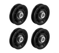 Silent Nylon Bearing Pulley 90mm No Friction Sparks(60mm) | 90mm outer diameter, 10mm inner hole, 25mm thickness, fits 7mm ropes, smooth rotation