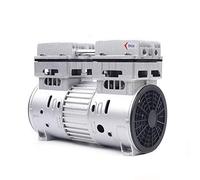 Silent Oil-Free 750W 220V 1400RPM Compressor Head - 8 Bar, 145L/min, 69dB