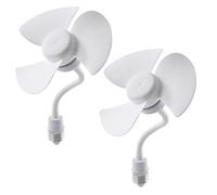 Silent Operation E27 Desk Fan with 14cm Diameter and Flexible Use for Comfort (L)