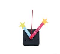 Silent Operation Quartz Clock Movement with Integrated Hanging Hook, Shaft 16mm, Thread 7.5mm, Compatible with Various DIY Wall Clock Panels 3-5.5mm (D)