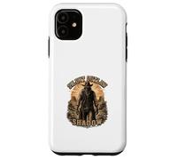 Silent Outlaw Shadow Western Cowboy Desert Art Case for iPhone 11