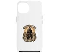 Silent Outlaw Shadow Western Cowboy Desert Art Case for iPhone 13