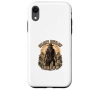 Silent Outlaw Shadow Western Cowboy Desert Art Case for iPhone XR