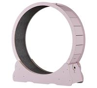 Silent Pet Exercise Wheel, No-Gap Design Wooden Spinner for Safe Running, Weight Loss and Fitness Play Toy for Cats with Locking Mechanism